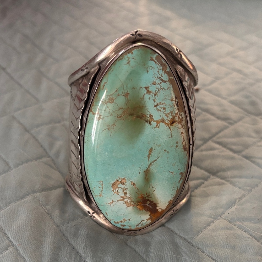 Turquoise and Silver Women's Bracelet